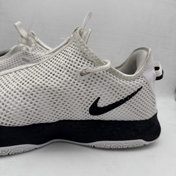 Nike Mens PG 4 Air Strobel Basketball Shoes White Black Zipper CW4134-101 SZ 17 - Picture 15 of 15